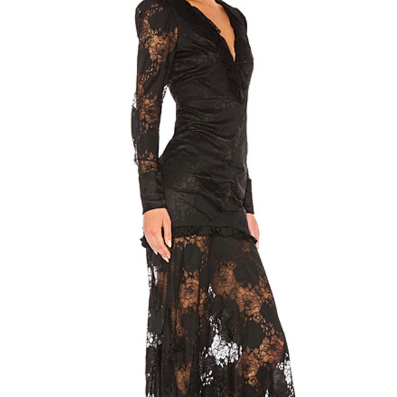 Alexis black Lace Dress - Picture 4 of 7